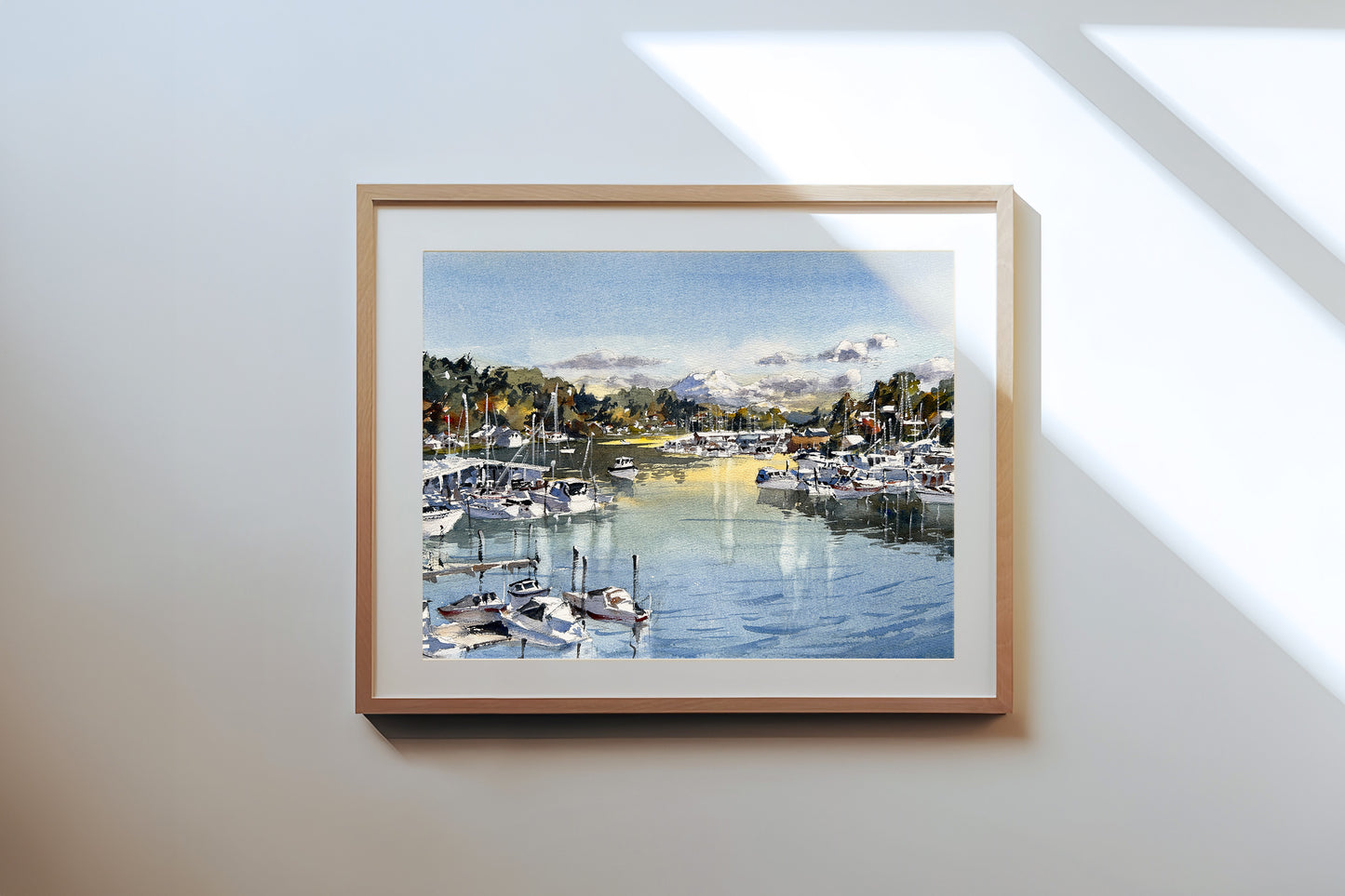 Bright Fall Day at Gig Harbor - Limited edition print