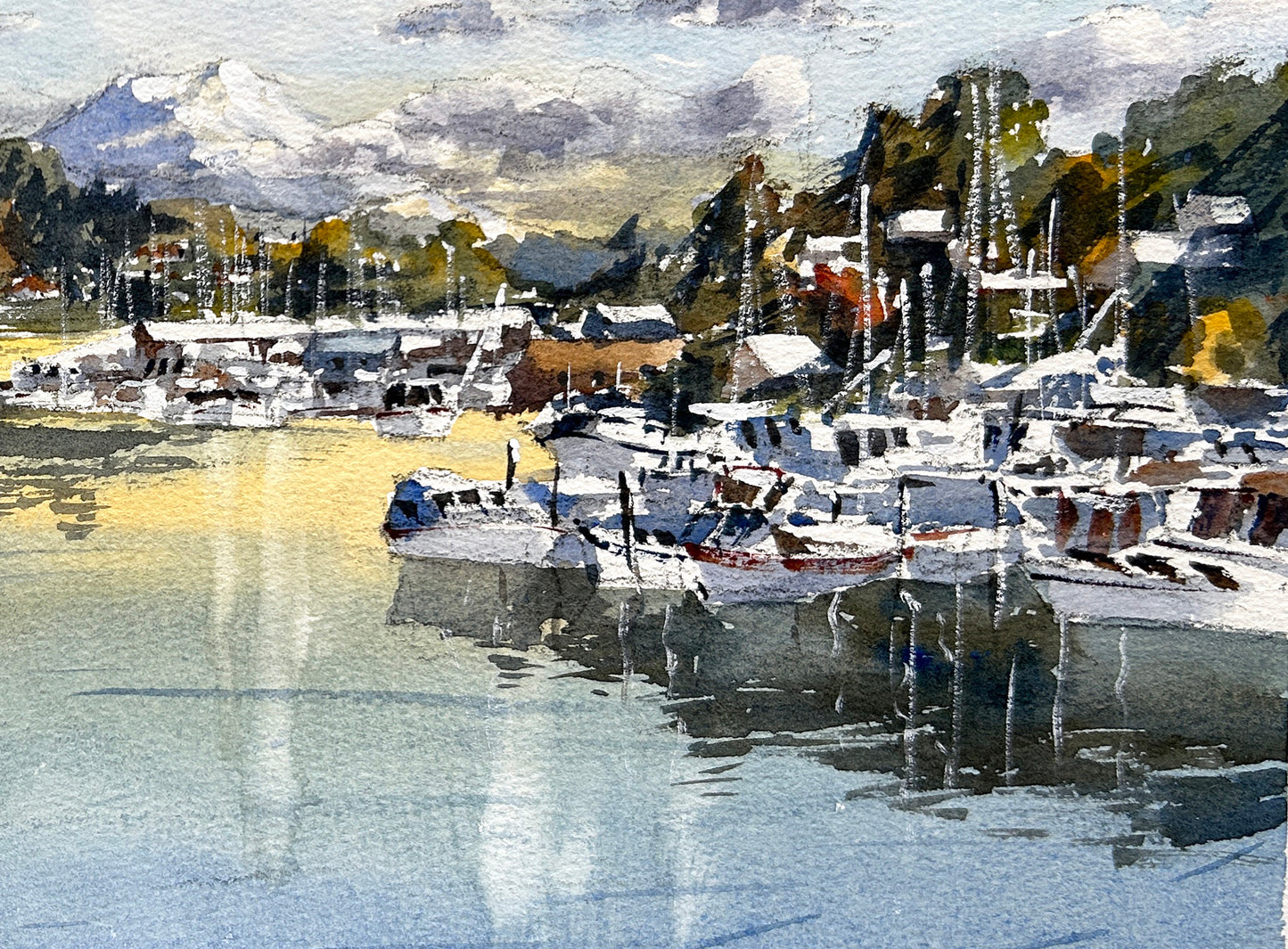 Bright Fall Day at Gig Harbor - Limited edition print