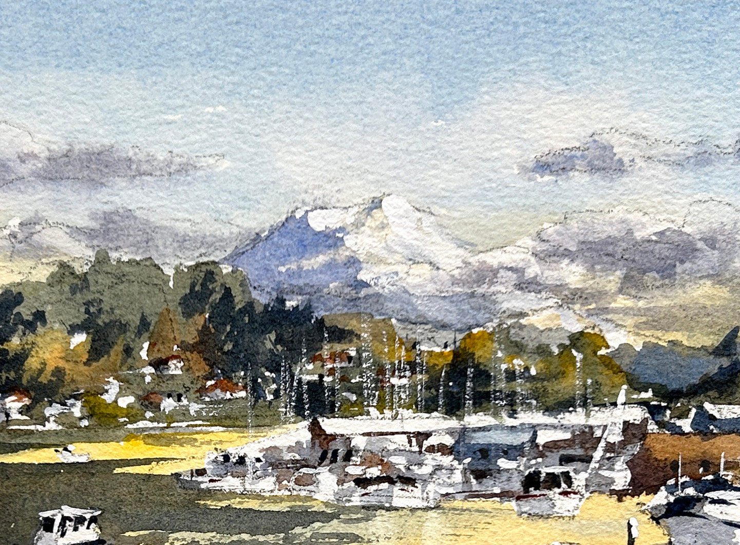 Bright Fall Day at Gig Harbor - Limited edition print