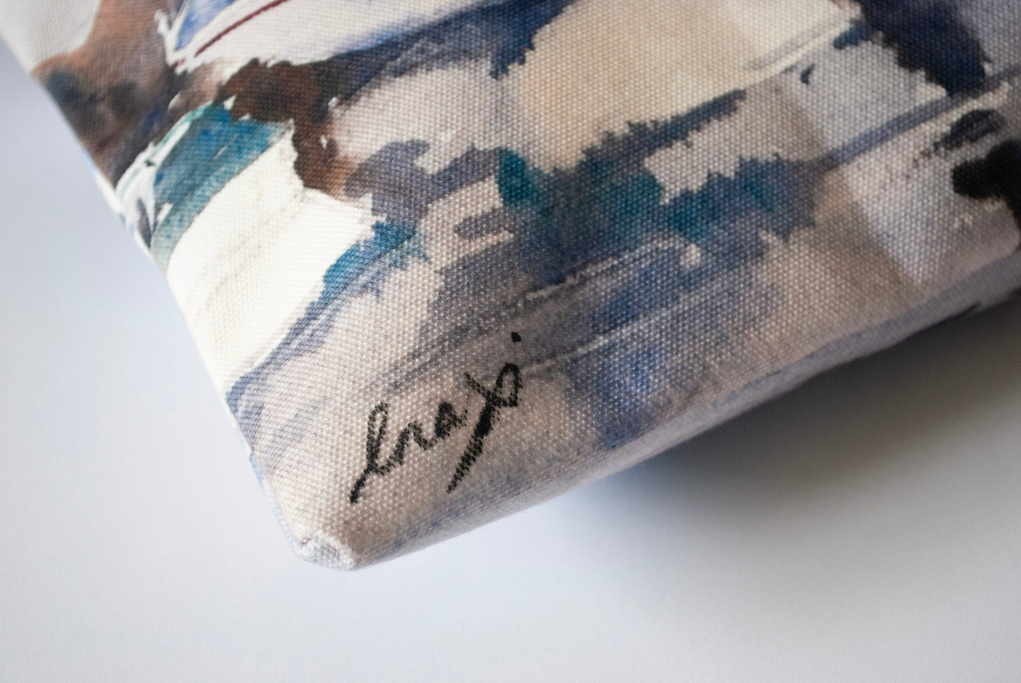 "Mt. Rainier" Large canvas tote