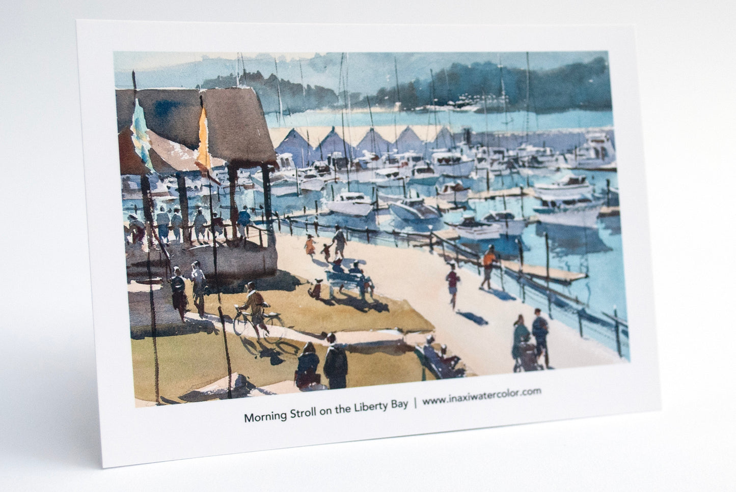 “Morning stroll on the Liberty Bay" postcards - 25 pack