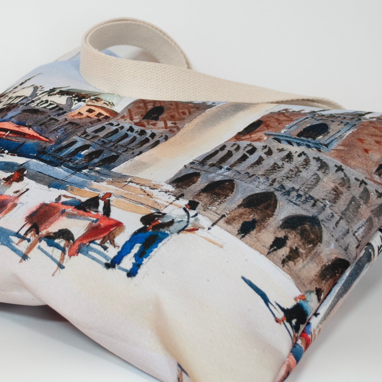 "St. Mark's Square" Large canvas tote