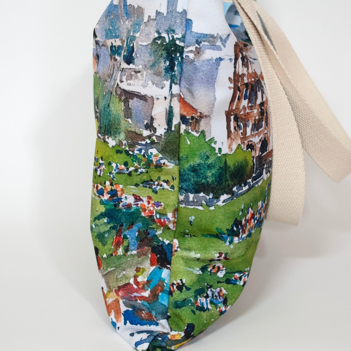 "Dolores Park" Large canvas tote