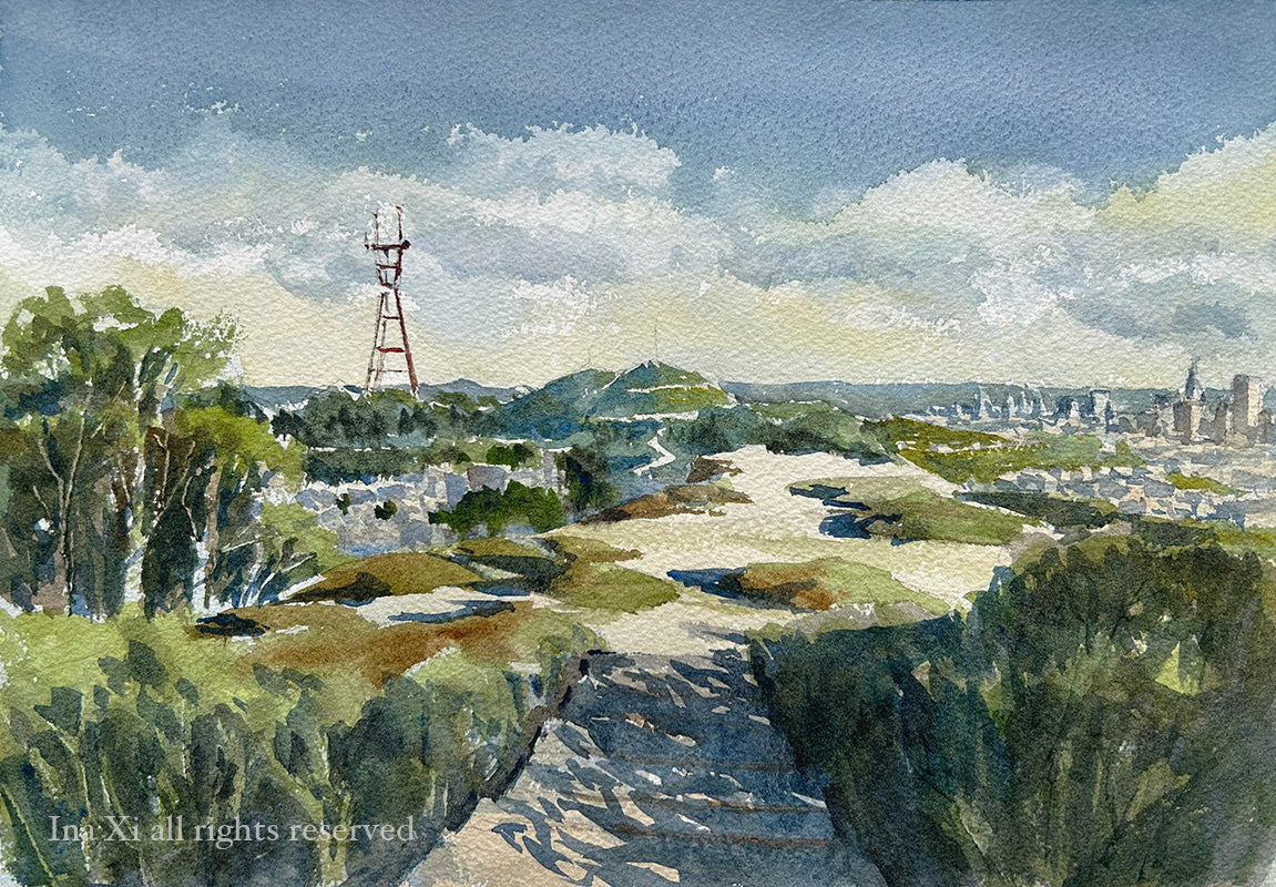 Mt. Davison overlooking Twin Peaks and Mt. Sutro