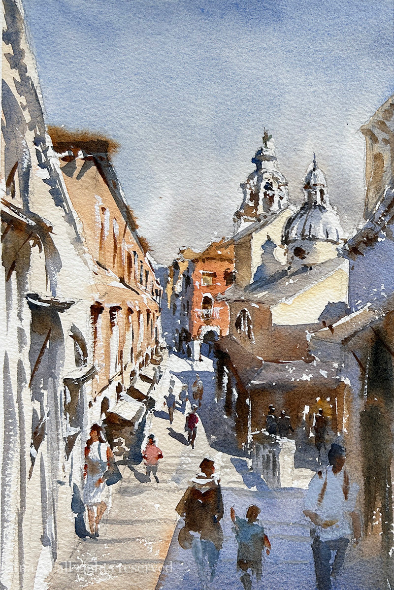 On the Rialto Bridge