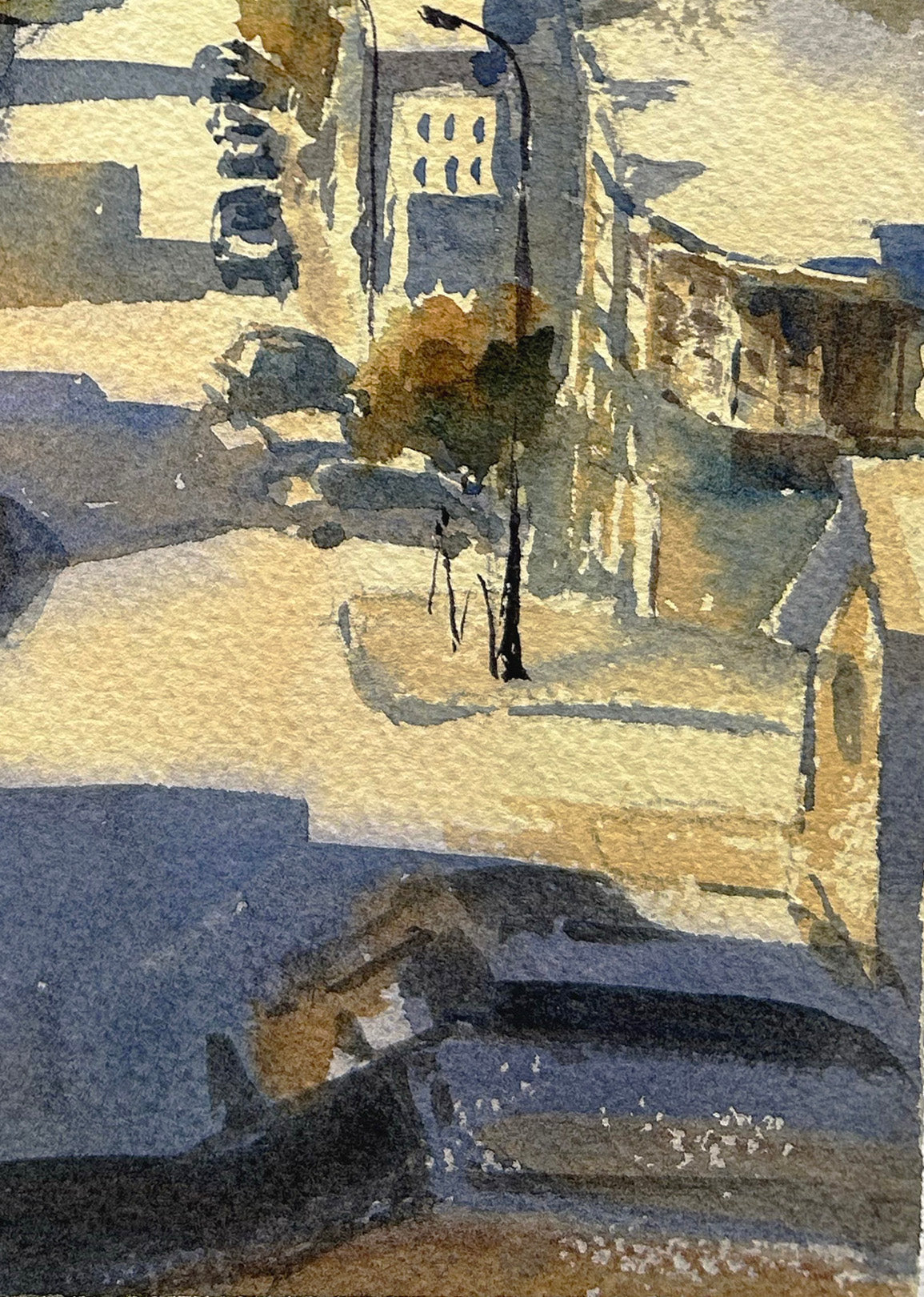 Russian Hill overlooking Alcatraz