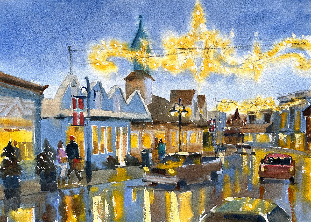Shops on Front Street No.3 - Limited edition print