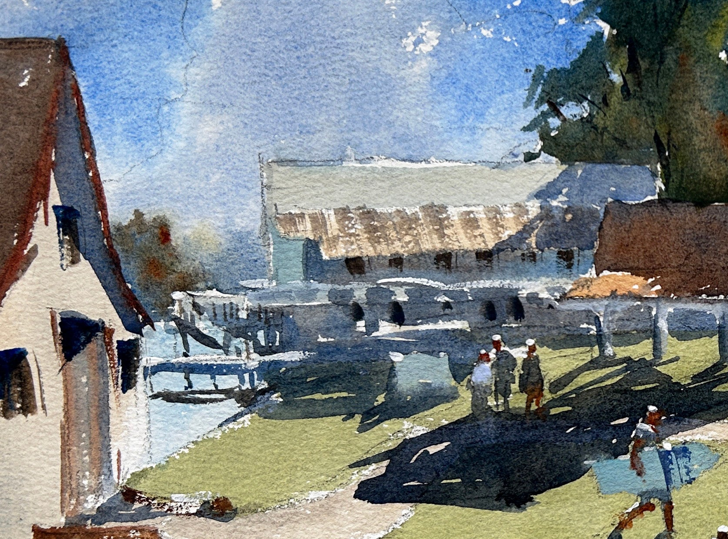 Skansie Brothers Park on a Summer Afternoon - Limited edition art print