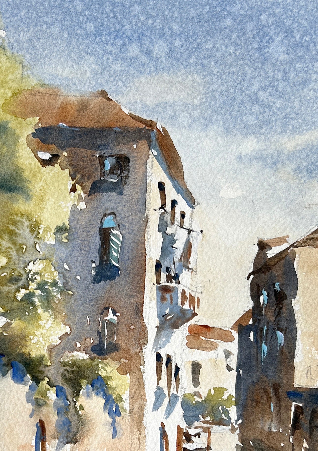 Two gondolas - Limited edition print