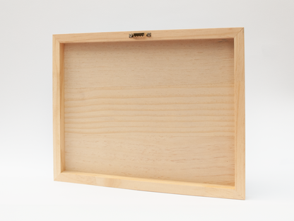 "Clear Morning in Winslow" woodblock wall art