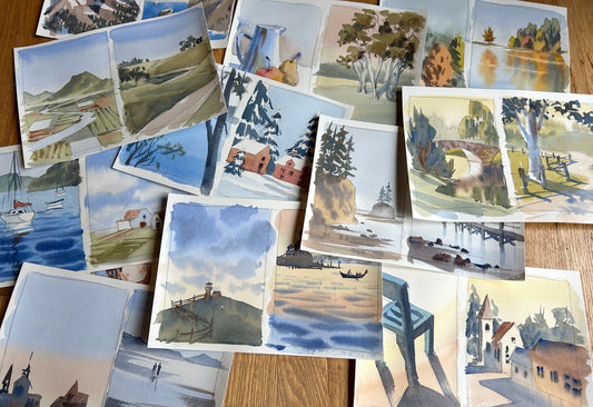 From Zero to Hero 30-Day Watercolor Bootcamp
