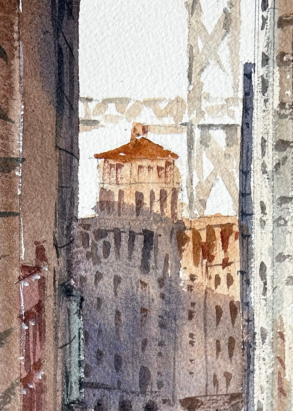 Nob Hill overlooking Market Street - Limited edition art print