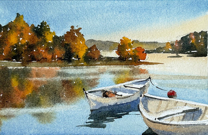 10/2 - "Fall Lake" beginner watercolor workshop in Port Orchard, WA