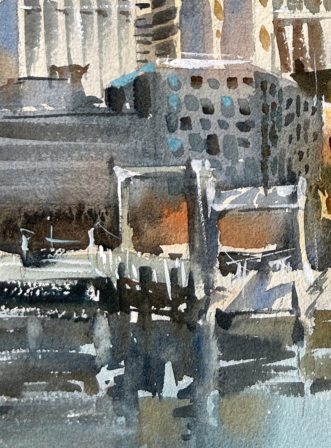 Good Morning Seattle - Original watercolor painting