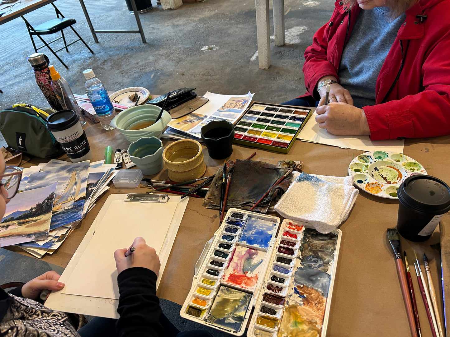 Sep 17 - Beginner watercolor workshop at Gathered by Josephine's