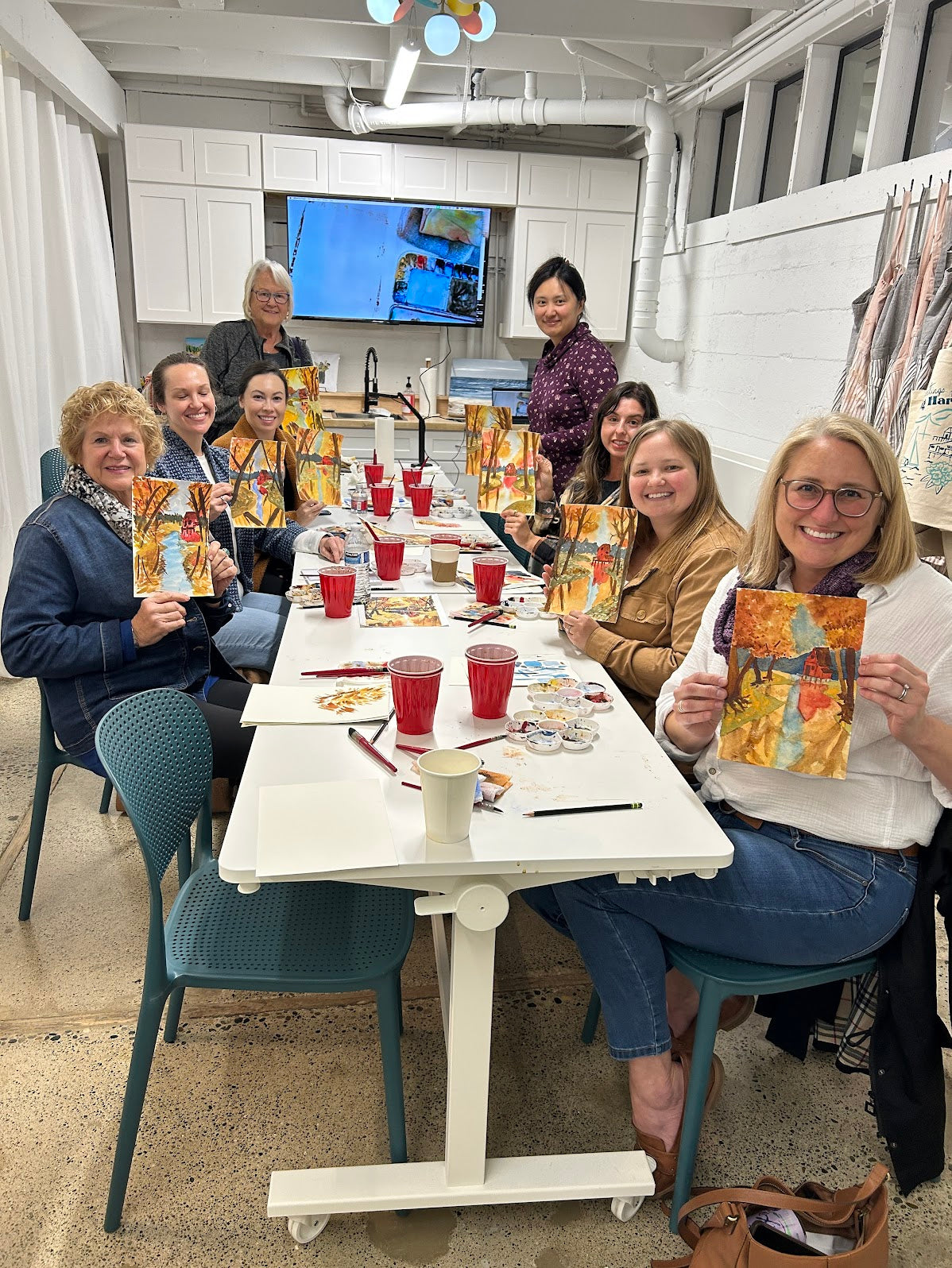 Sep 17 - Beginner watercolor workshop at Gathered by Josephine's