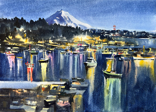Lighted Boats Parade in Gig Harbor