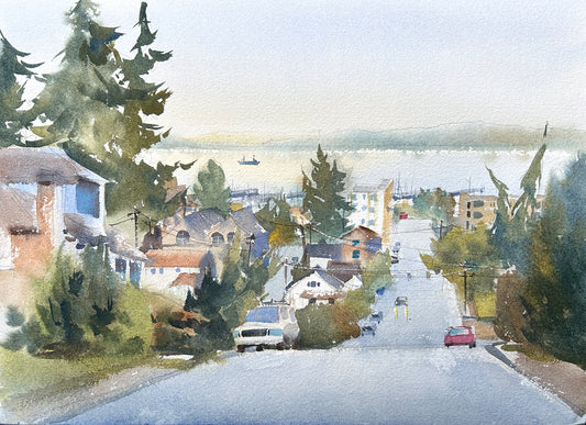 Misty Morning in Edmonds - Limited Edition print