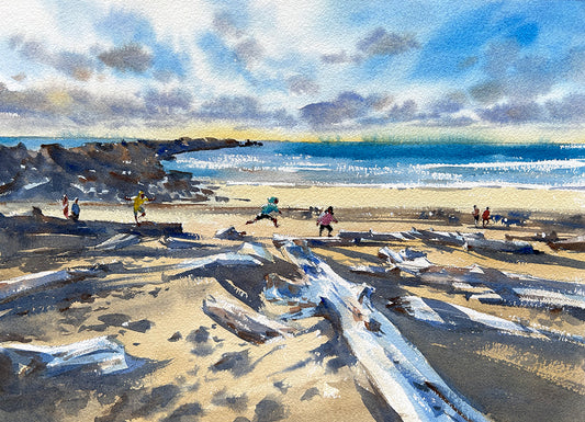 Ocean Shores Jetty - Limited edition print