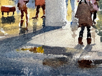 Holiday Tradition at Olalla Bay - Original watercolor painting