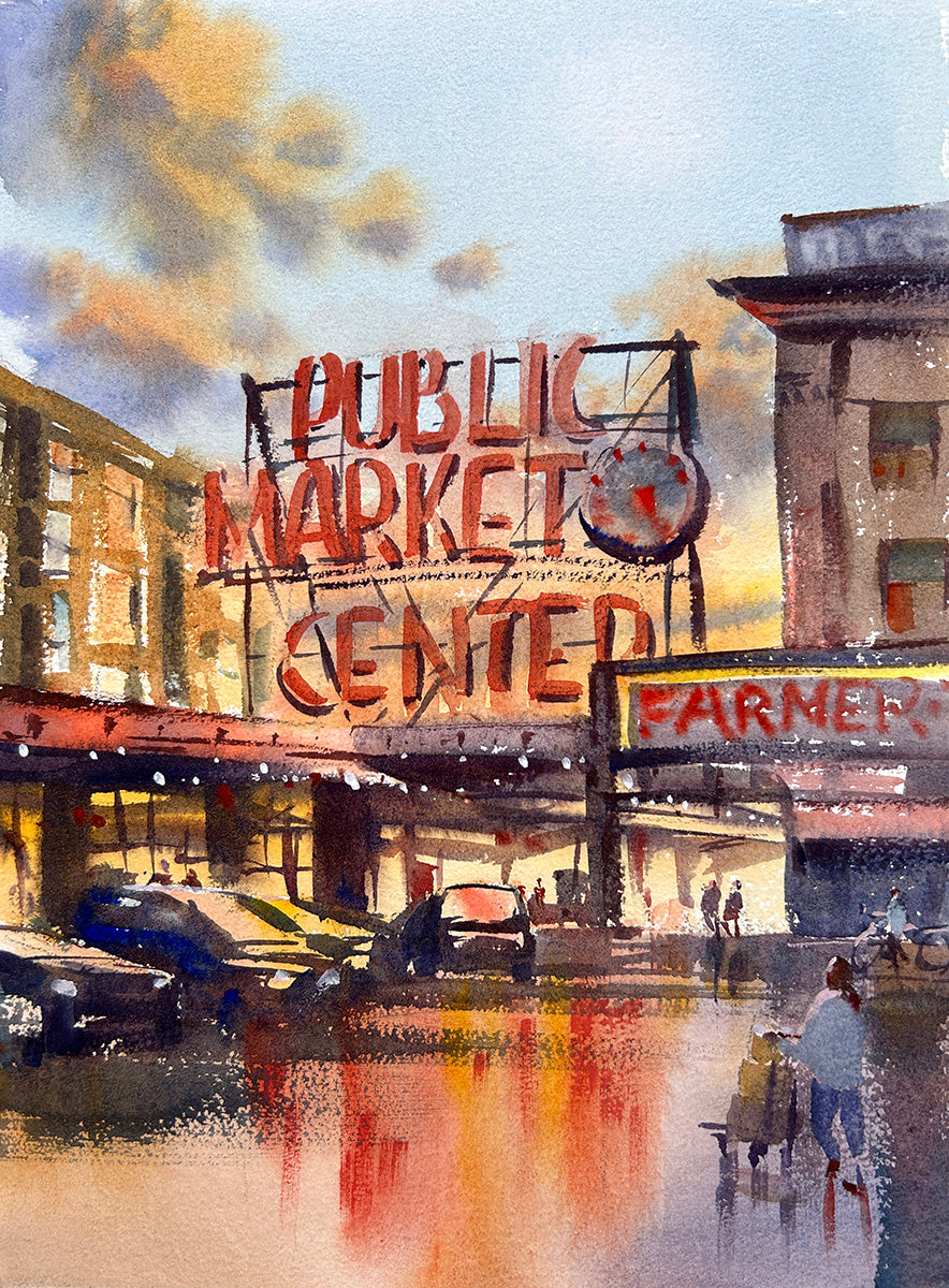Pike Place Sunset