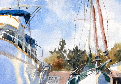 Port Townsend Boatyard No.1 - Limited edition art print