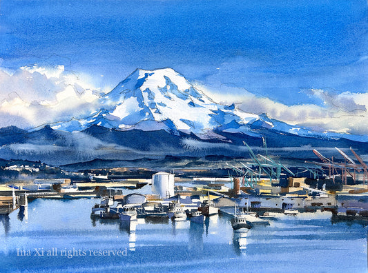 Port of Tacoma - Limited edition print