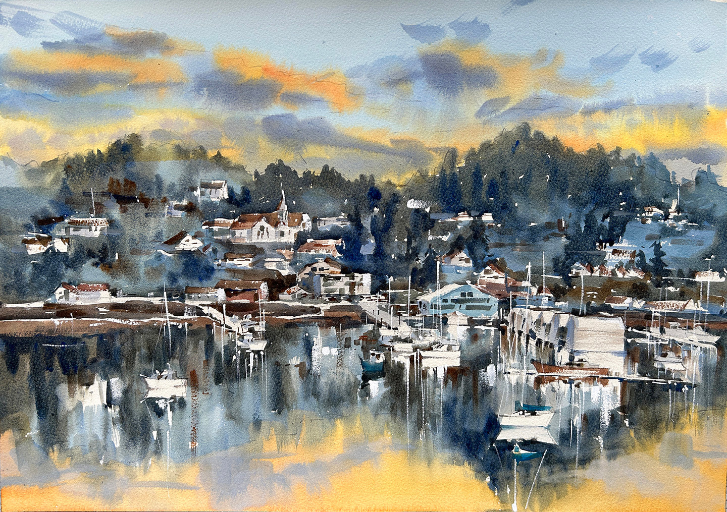 Poulsbo Sunset Panorama