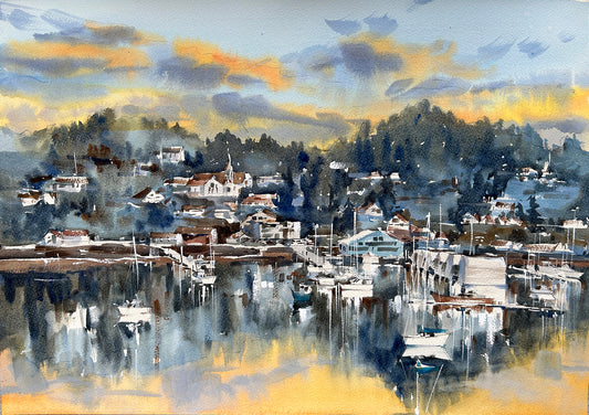 Poulsbo Sunset Panorama