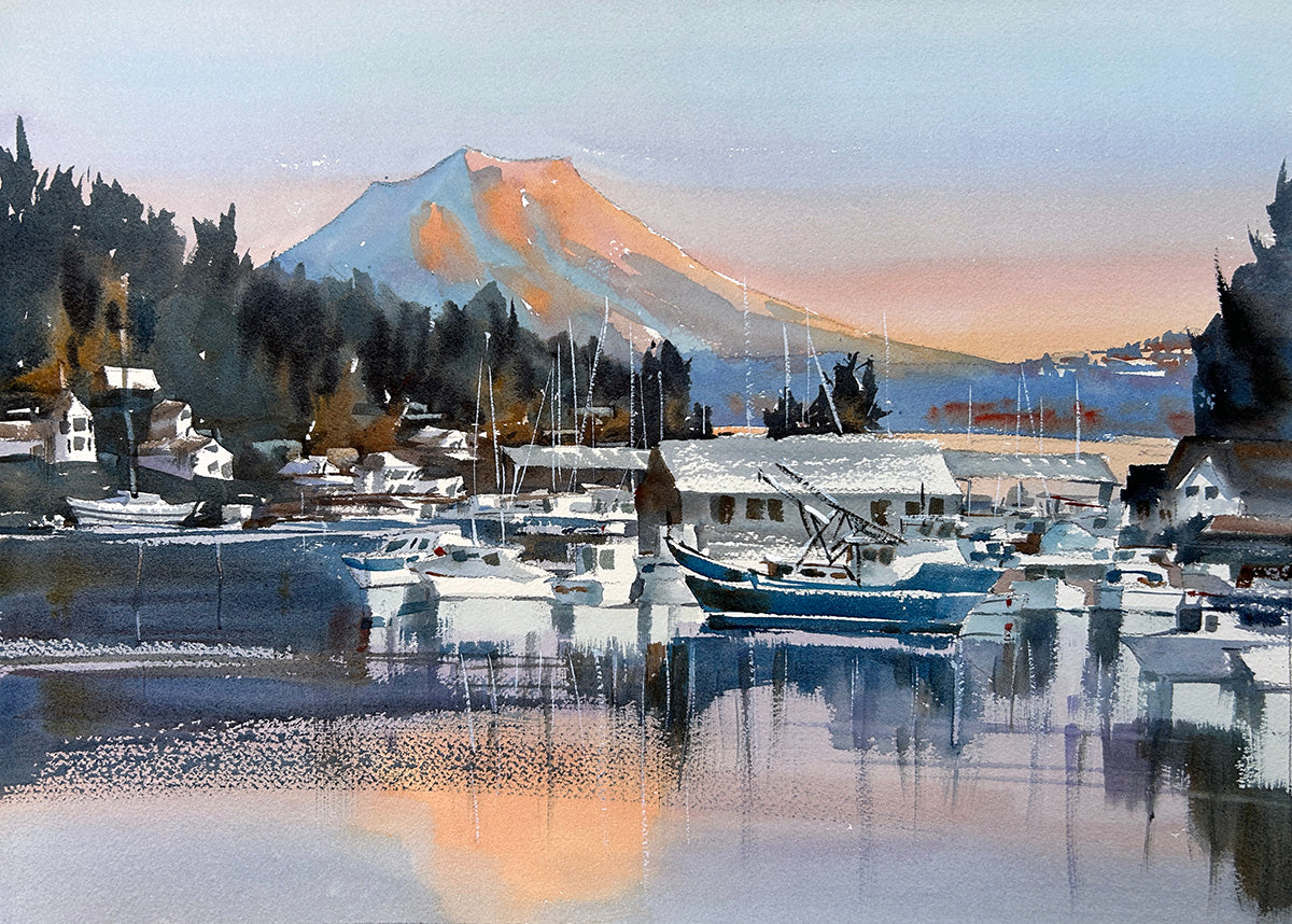 Sunset over Gig Harbor No.2