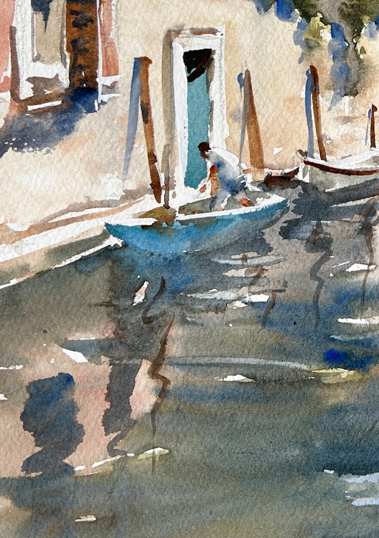Two gondolas - Limited edition print