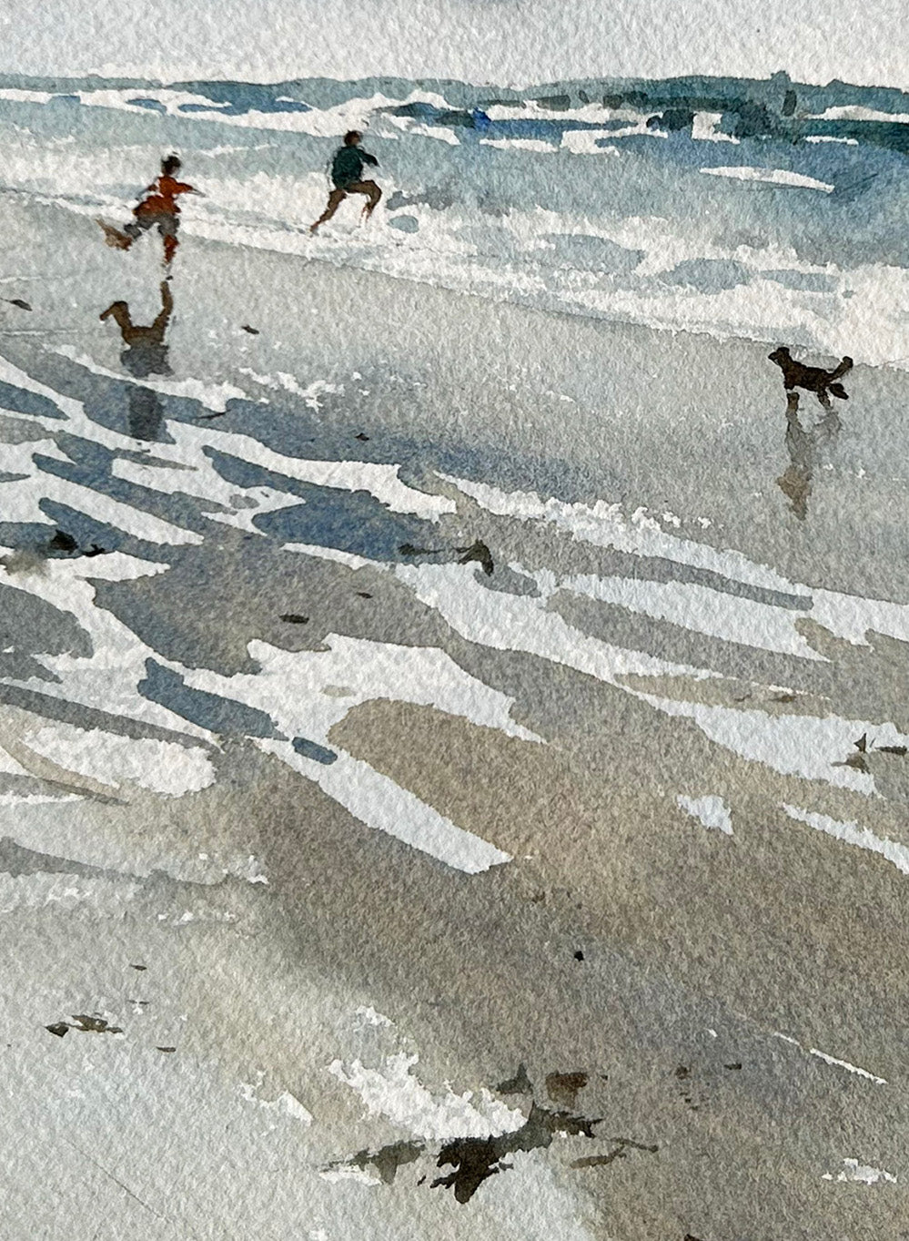 Ocean Shores beach after the storm